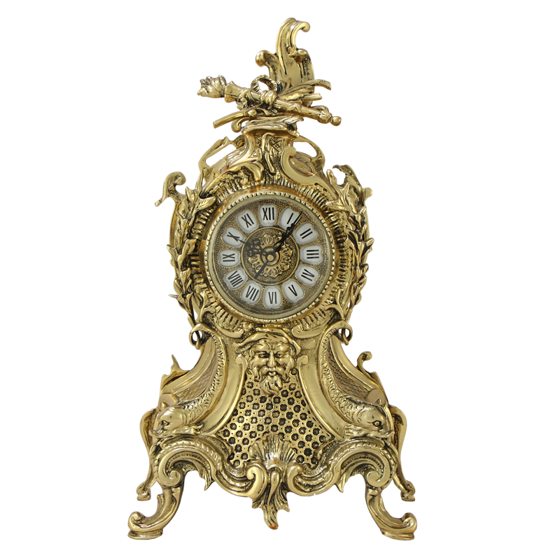 Часы "Карранка" каминные бронзовые "золото" BP-27064-D