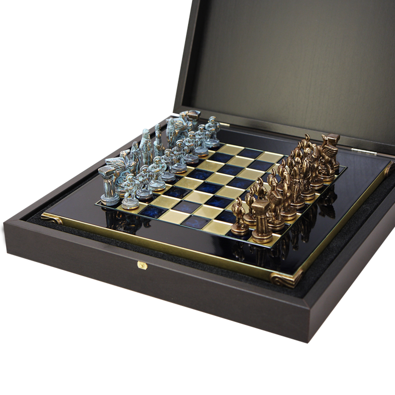 Шахматный набор "Древняя Спарта" MP-S-16-B-28-BLU