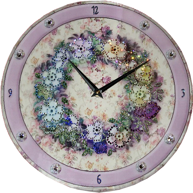 Часы Swarovski Цветочный орнамент