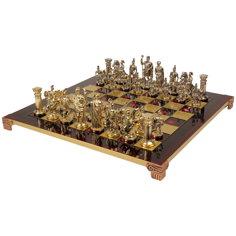 Шахматный набор Греко-Романский период MP-S-3-28-RED