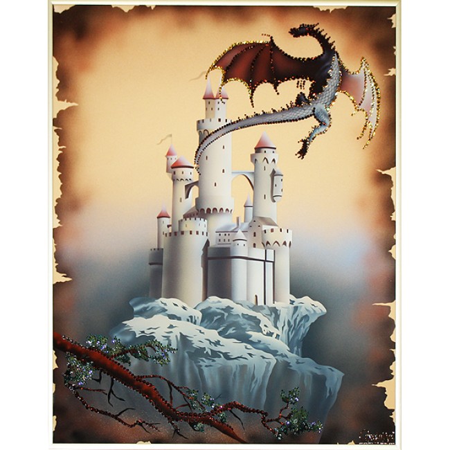 Картина с кристаллами Век драконов