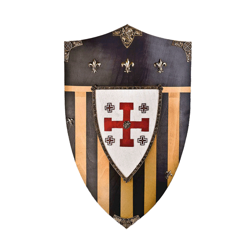 Щит геральдический большой рыцарей  Ордена Святого Гроба Господнего Иерусалимского AG-875