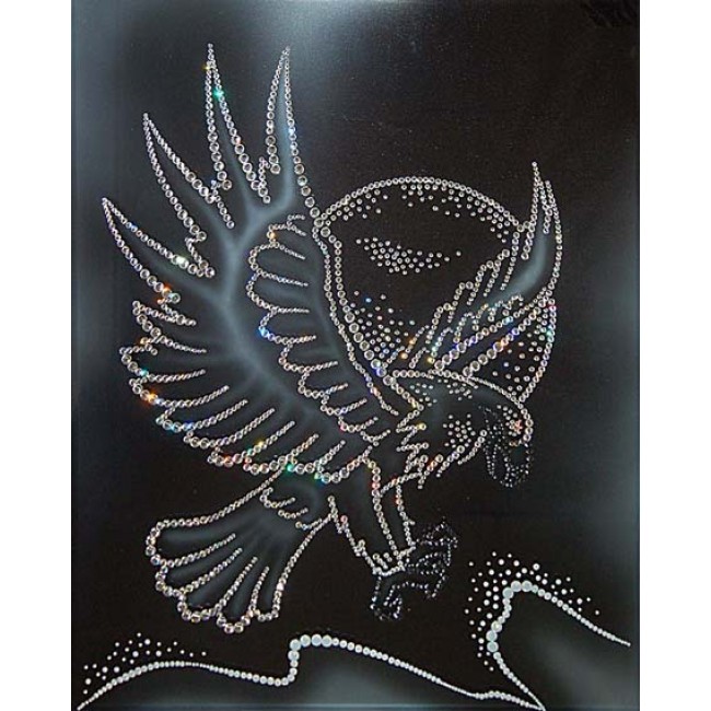 Картина с кристаллами Белый орел 