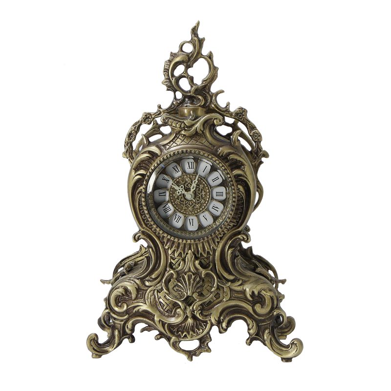 Часы бронзовые каминные Ласу BP-27095-A