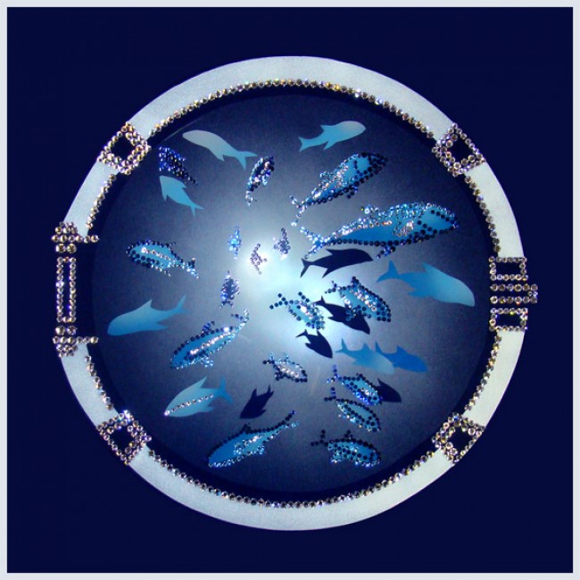 Картина с кристаллами Иллюминатор
